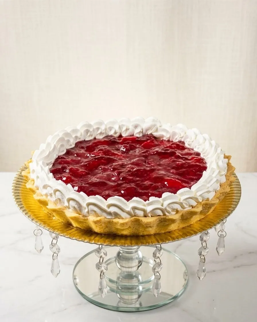 Tarta de Frutilla de Practitortas en Villa Carlos Paz, con crema pastelera y frutillas frescas